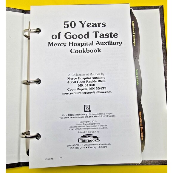 50 Years Of Good Taste Mercy Hospital Auxiliary Cookbook - Picture 4 of 13